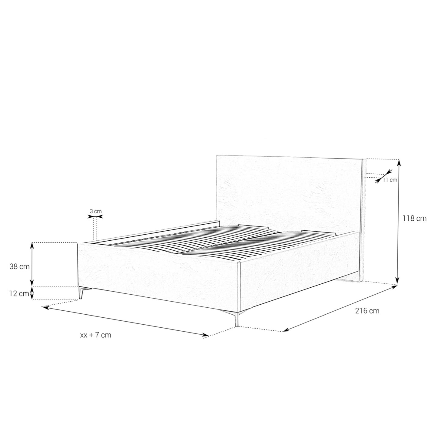 Polsterbett Klassik 8-4001-RP