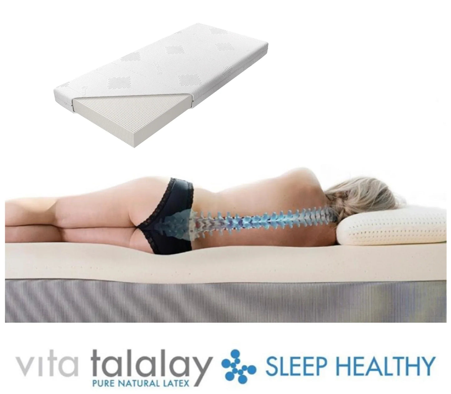 Matratze aus Naturlatex TALALAY; Naturlatex-Matratze TALALAY 90x200; Talalay Naturlatexmatratze 100x200; Naturlatexmatratze nach Maß;