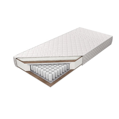 Sommer & Winter Federkernmatratze PALMA mit natürlicher Schafwolle & Kokosfaser H2