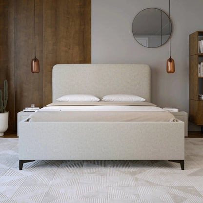 Vollausgestattetes Poslterbett inkl. Kopfteil, Lattenrost mit Hydraulik, Bettkasten & Füßen; Klassisches Polsterbett; Polsterbetten onlineshop