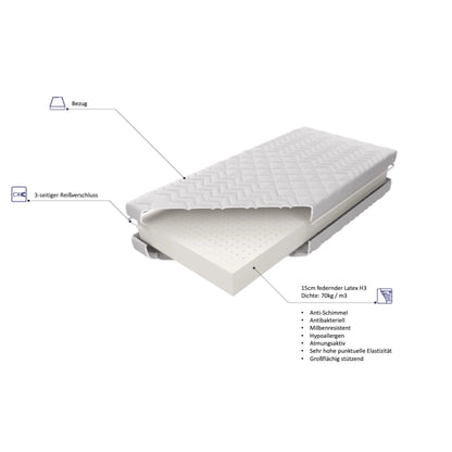 Latexmatratze EMBROSIO H3