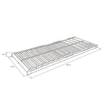 Lattenrost Flex-Trio-NV mit Tripple-Leisten aus Bucheholz