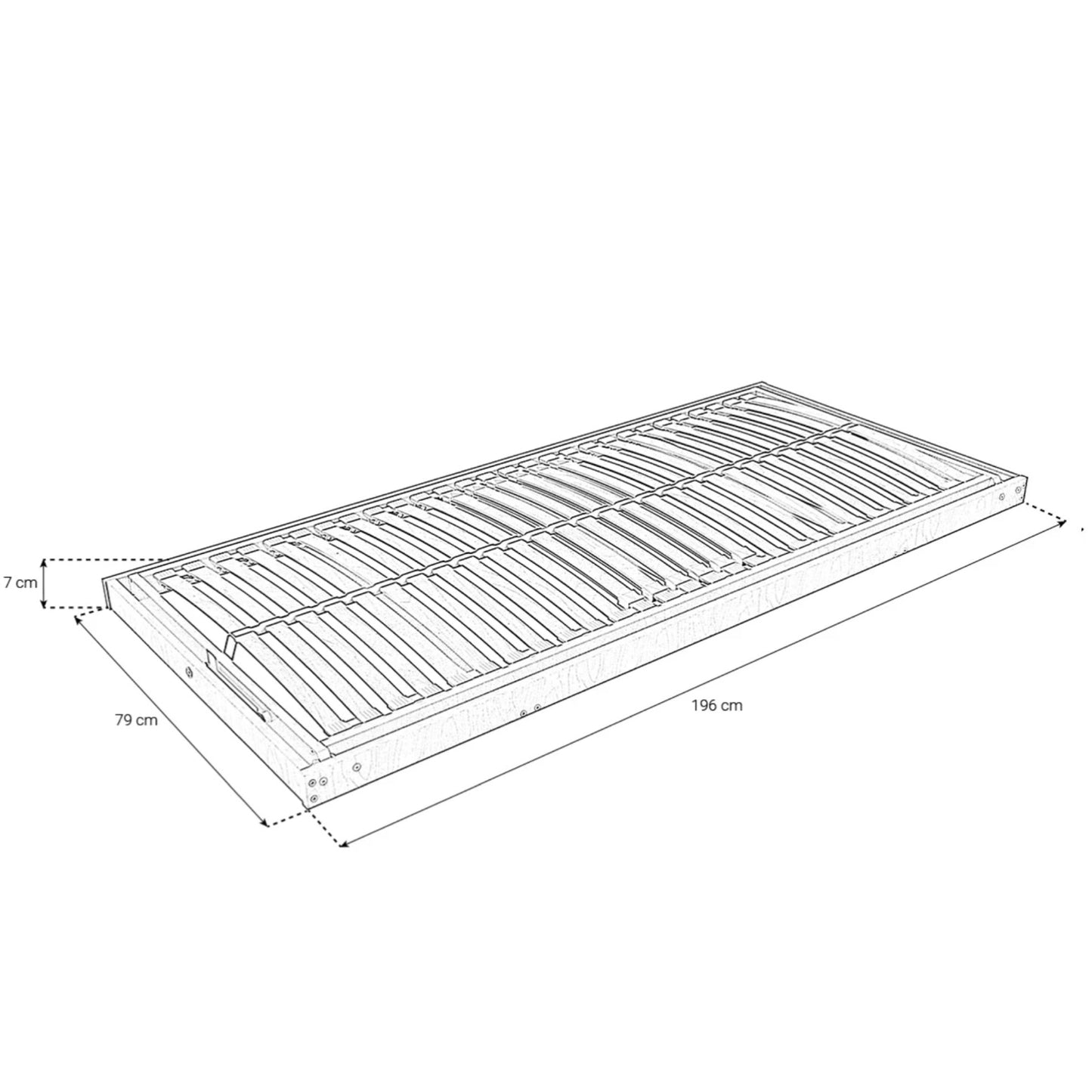 Lattenrost Flex-Birk-Side aus Birkenholz