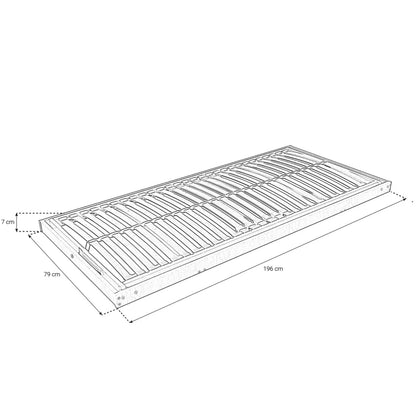 Lattenrost Flex-Birk-Side aus Birkenholz