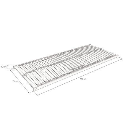 Lattenrost Flex-Duo-NV mit Buchenholzleisten