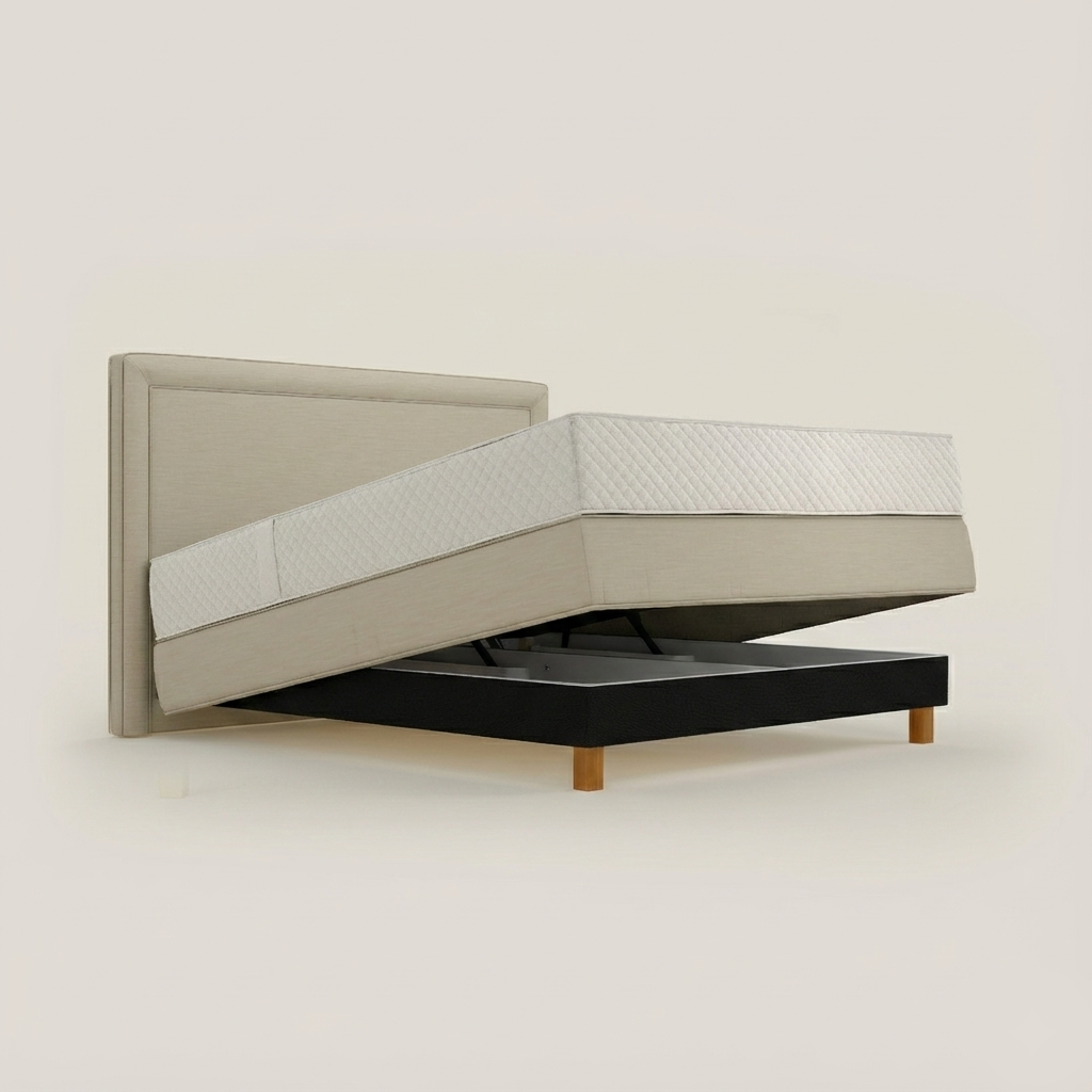 Premium Design Bett OXFORD Boxspring-Komfort mit Bettkasten