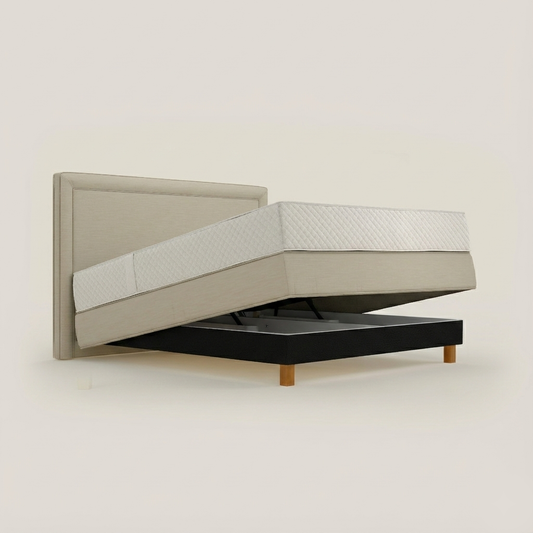 Premium Design Bett OXFORD Boxspring-Komfort mit Bettkasten