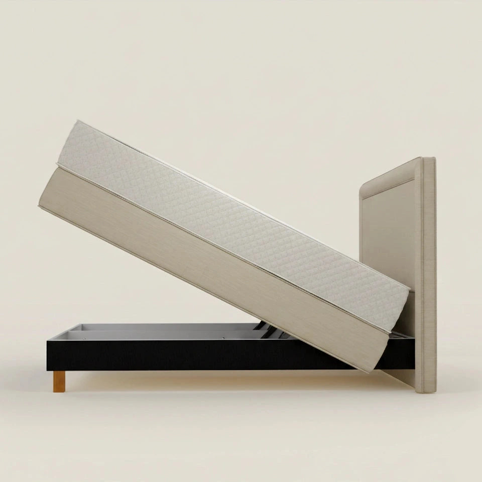 Premium Design Bett OXFORD Boxspring-Komfort mit Bettkasten
