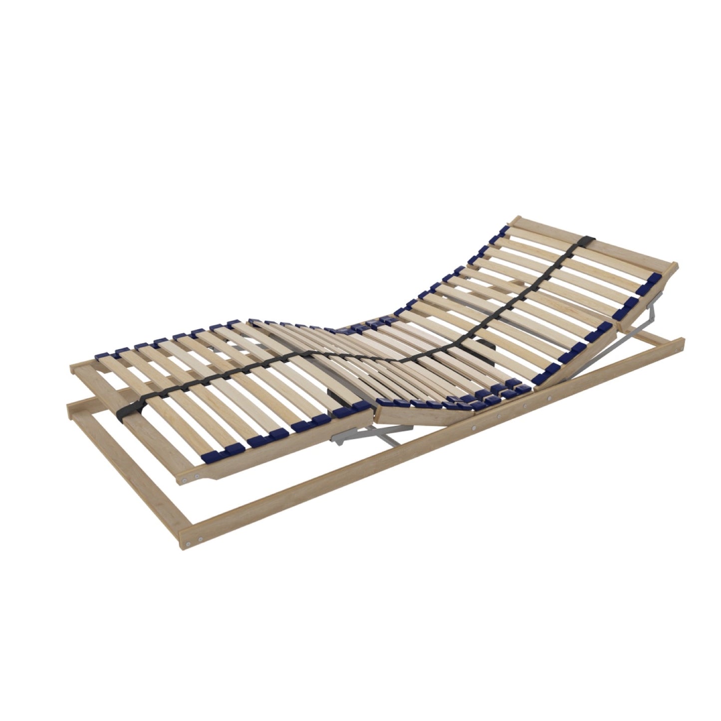 Elektrisch verstellbarer Lattenrost Flex-Birk-Samuri aus Birkenholz