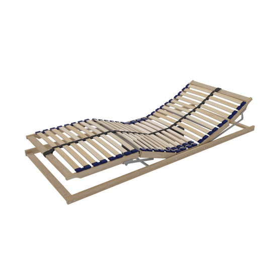 Elektrisch verstellbarer Lattenrost Flex-Birk-Samuri aus Birkenholz